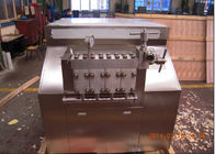 Endüstriyel Yüksek Hızlı süt homojenleştirici Makinesi 1500L / H 300 bar basınç
