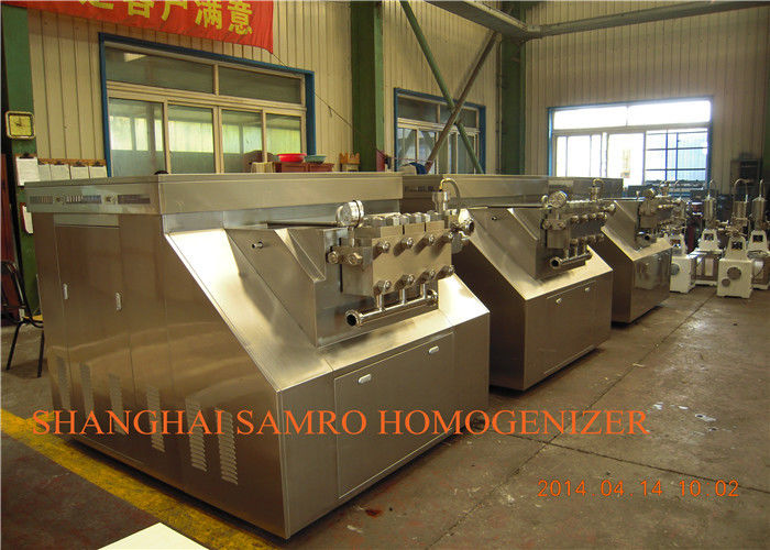 Hidrolik tip Endüstriyel Homojenleştirici Süt İşleme Tipleri homojenleştirme ekipmanları